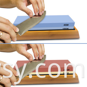 how to use sharpening stone